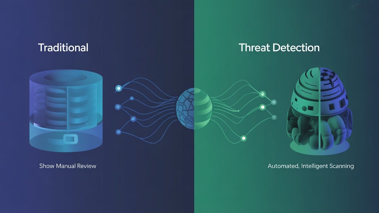 side by side illustration of