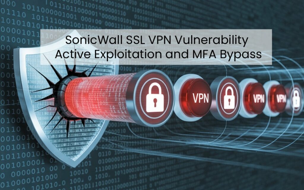 SonicWall SSL VPN Vulnerability Active Exploitation and MFA Bypass
